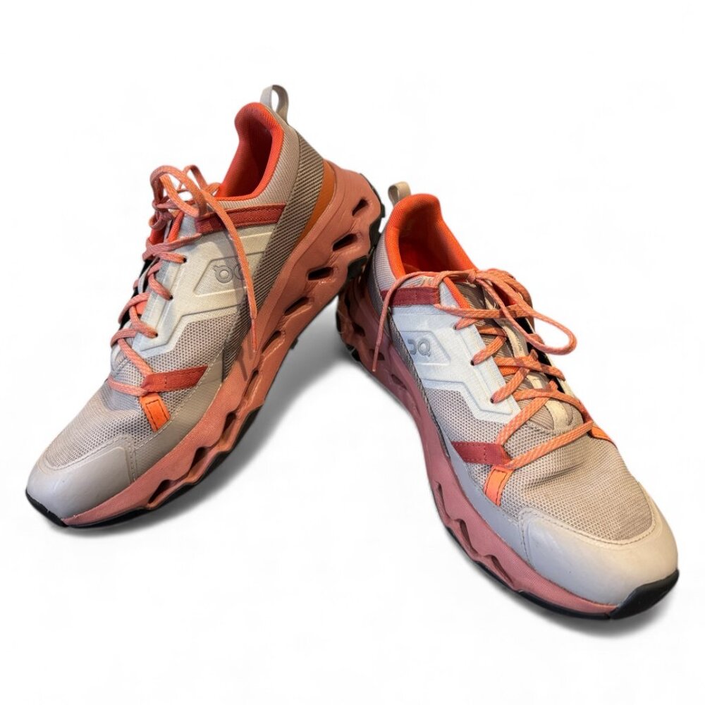 On Cloudhorizon Trail Running Shoes Women’s 9.5 Fog Mahogany Hiking Athletic EUC